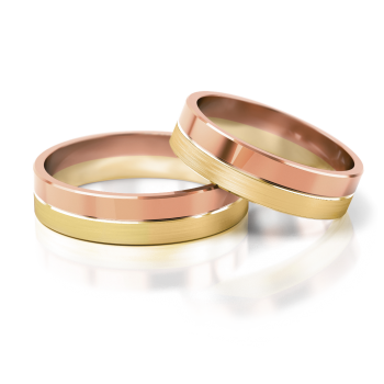 Preview: Stelmach Trauringe Weiss-Gelbgold Bremerhaven 121